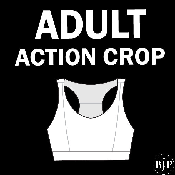 Adult Performance Wear Action Crop
