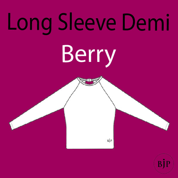 Child Performance Wear Long Sleeve Demi Top