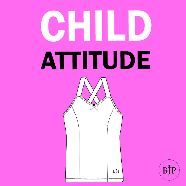 Child Performance Wear Attitude Top