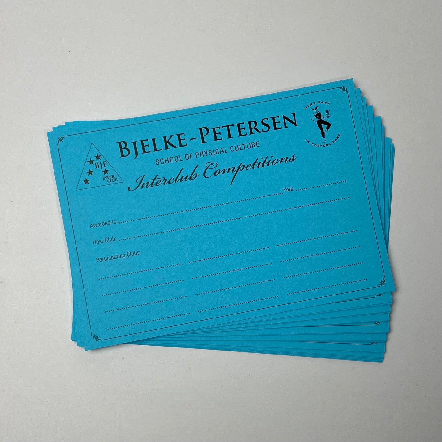 Certificates (pack of 25)