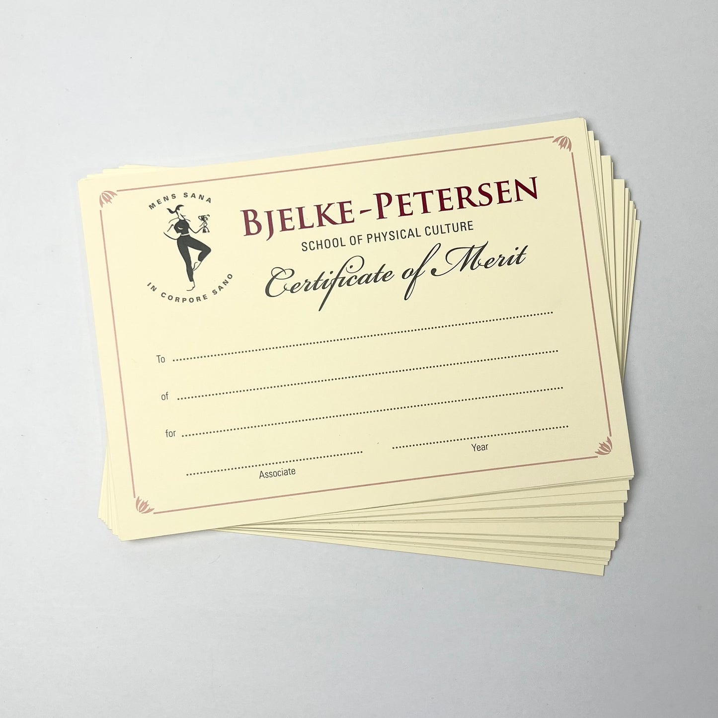 Certificates (pack of 25)