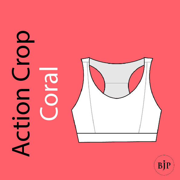 Child Performance Wear Action Crop