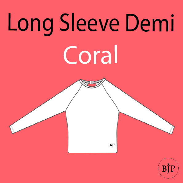 Child Performance Wear Long Sleeve Demi Top