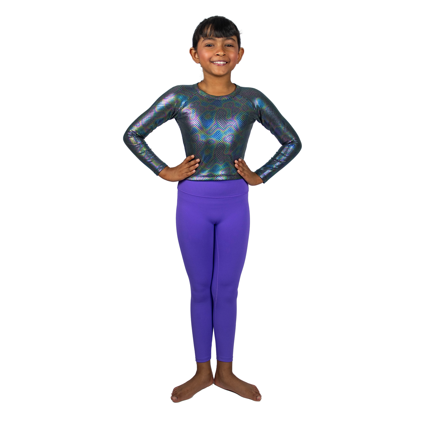 Child Performance Wear Long Sleeve Demi Top