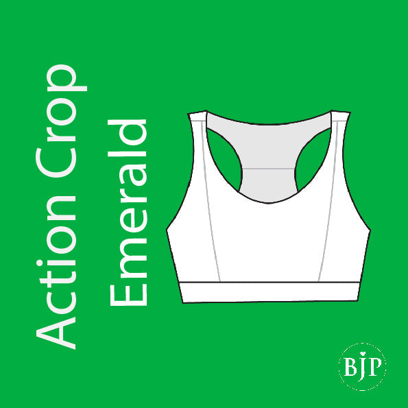 Child Performance Wear Action Crop