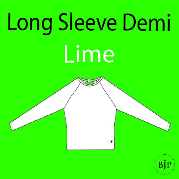 Child Performance Wear Long Sleeve Demi Top