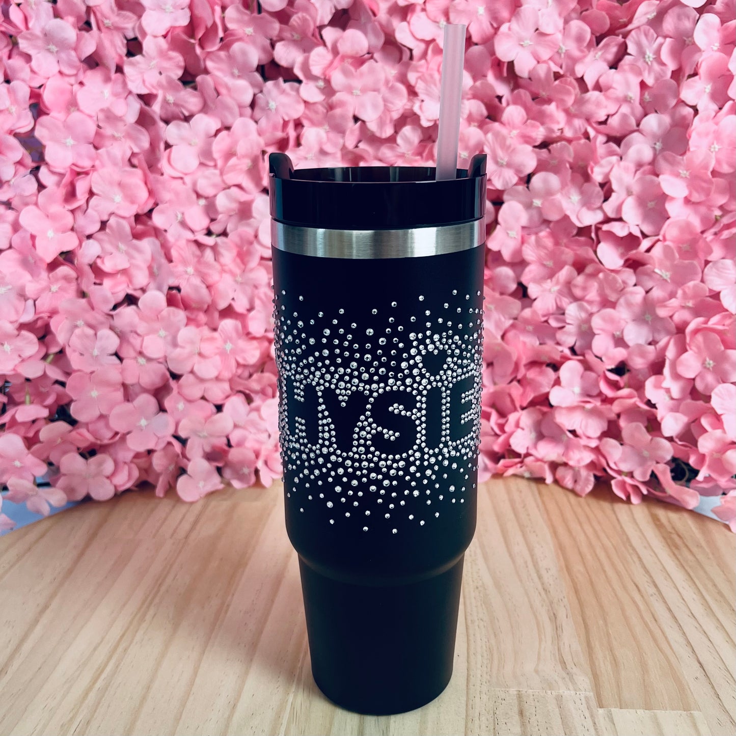 Physie Rhinestone Travel Cup