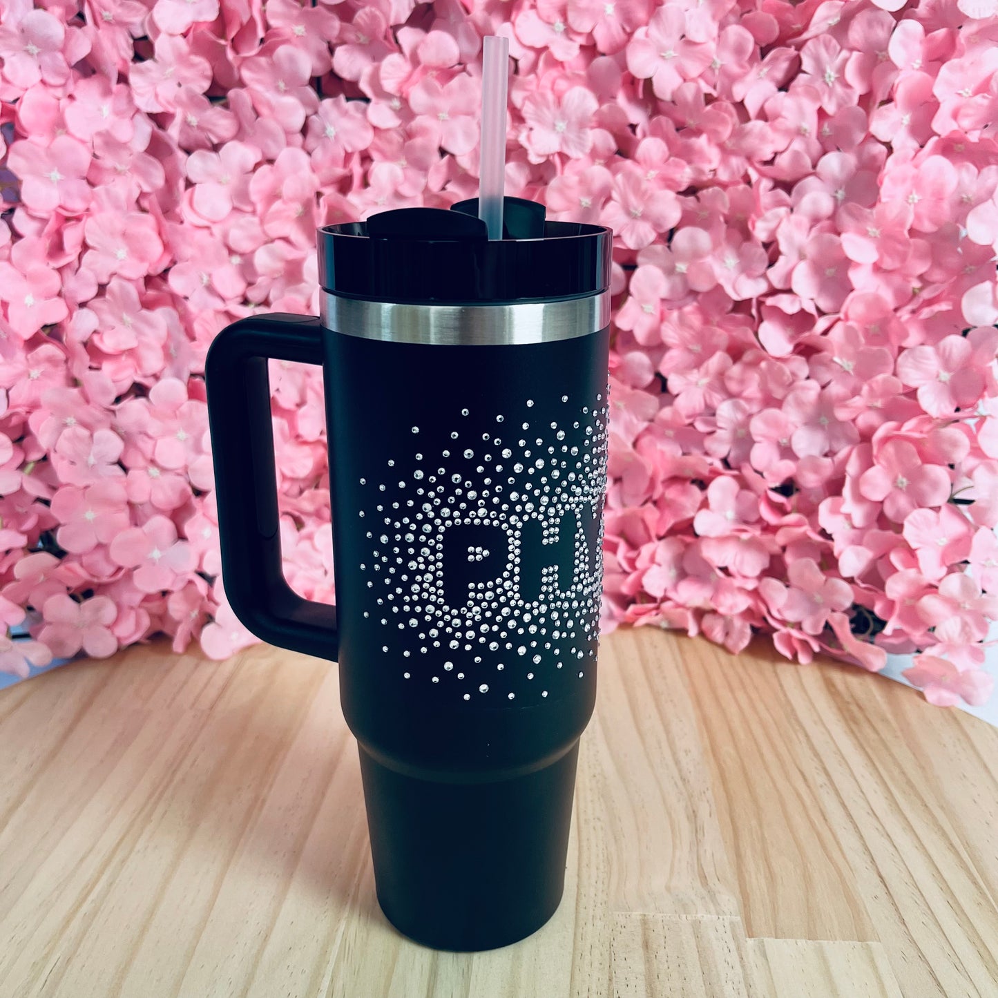 Physie Rhinestone Travel Cup