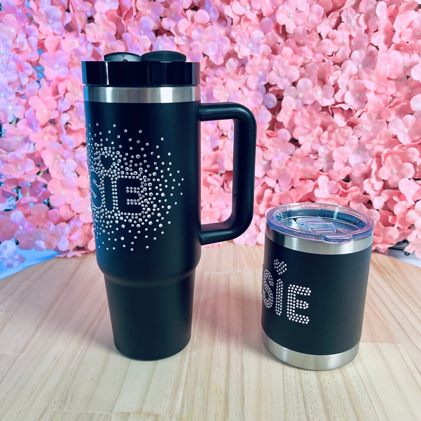 Physie Rhinestone Travel Cup