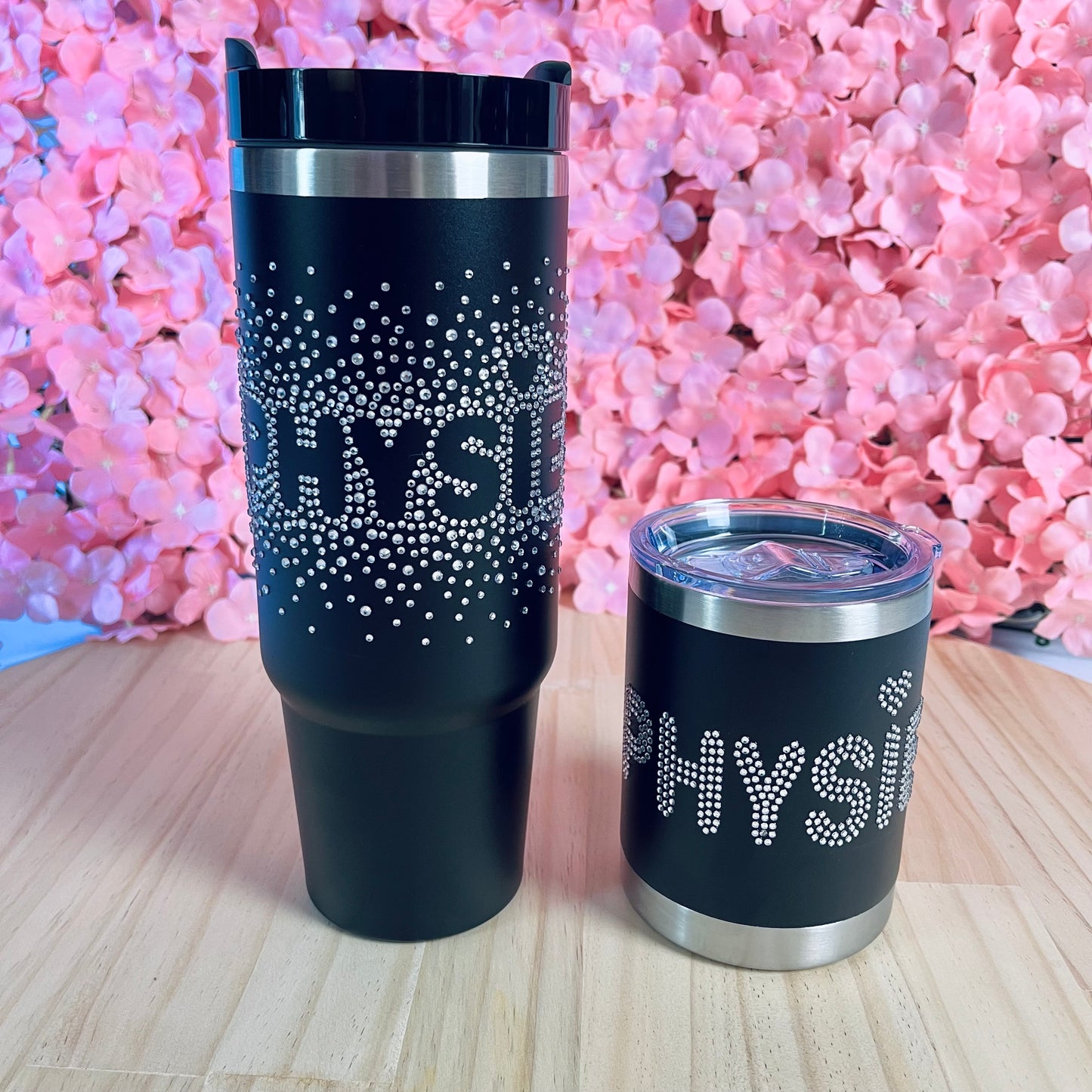 Physie Rhinestone Travel Cup