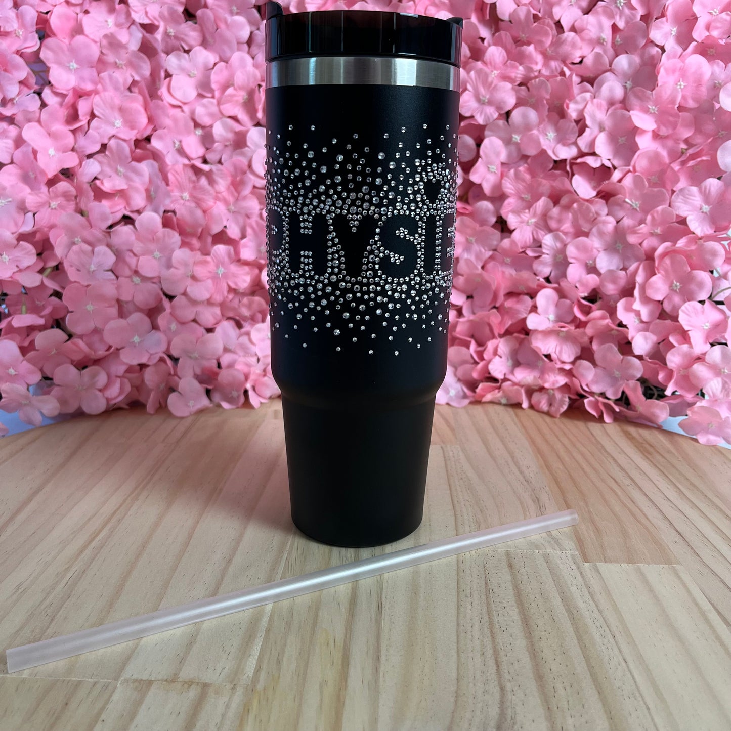Physie Rhinestone Travel Cup