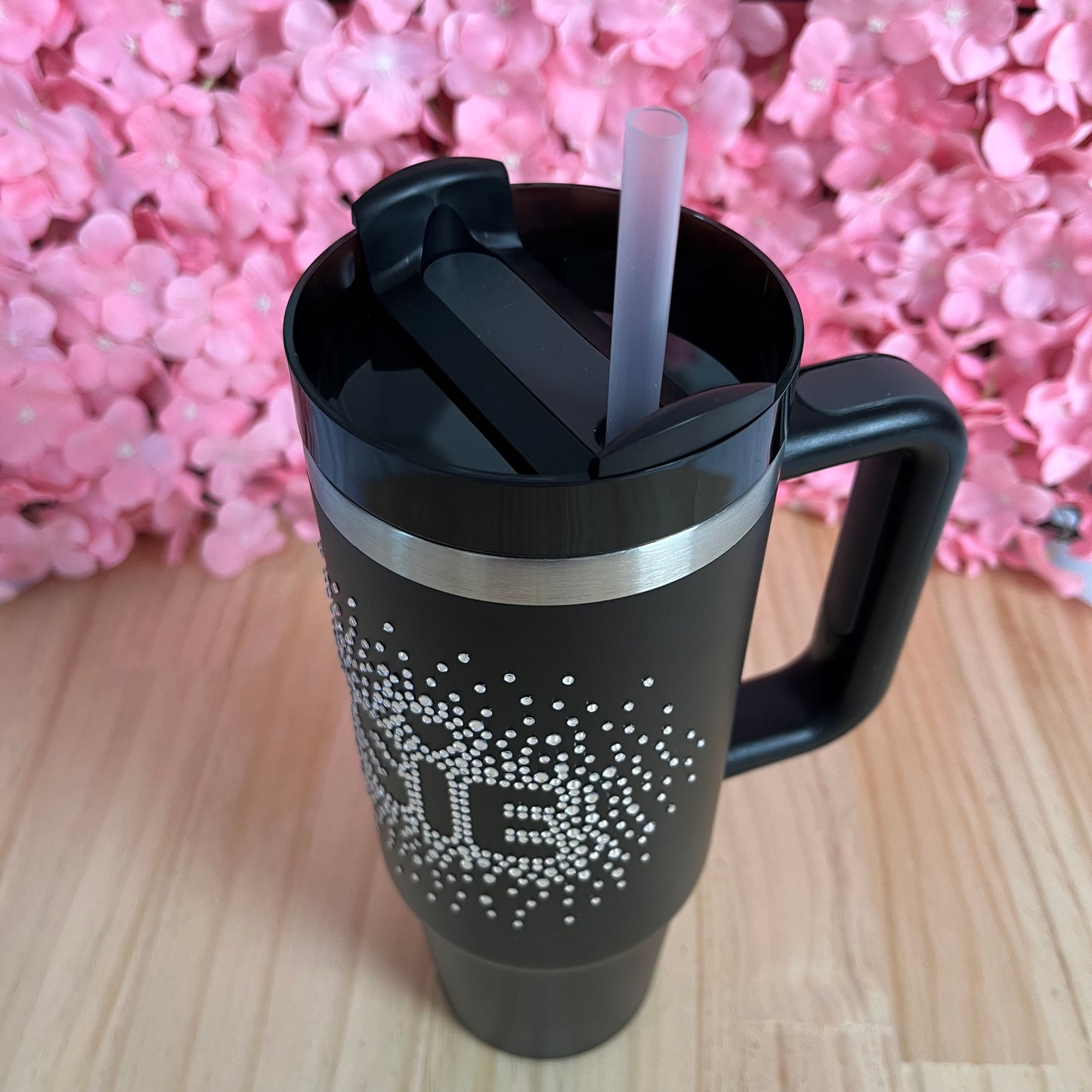 Physie Rhinestone Travel Cup