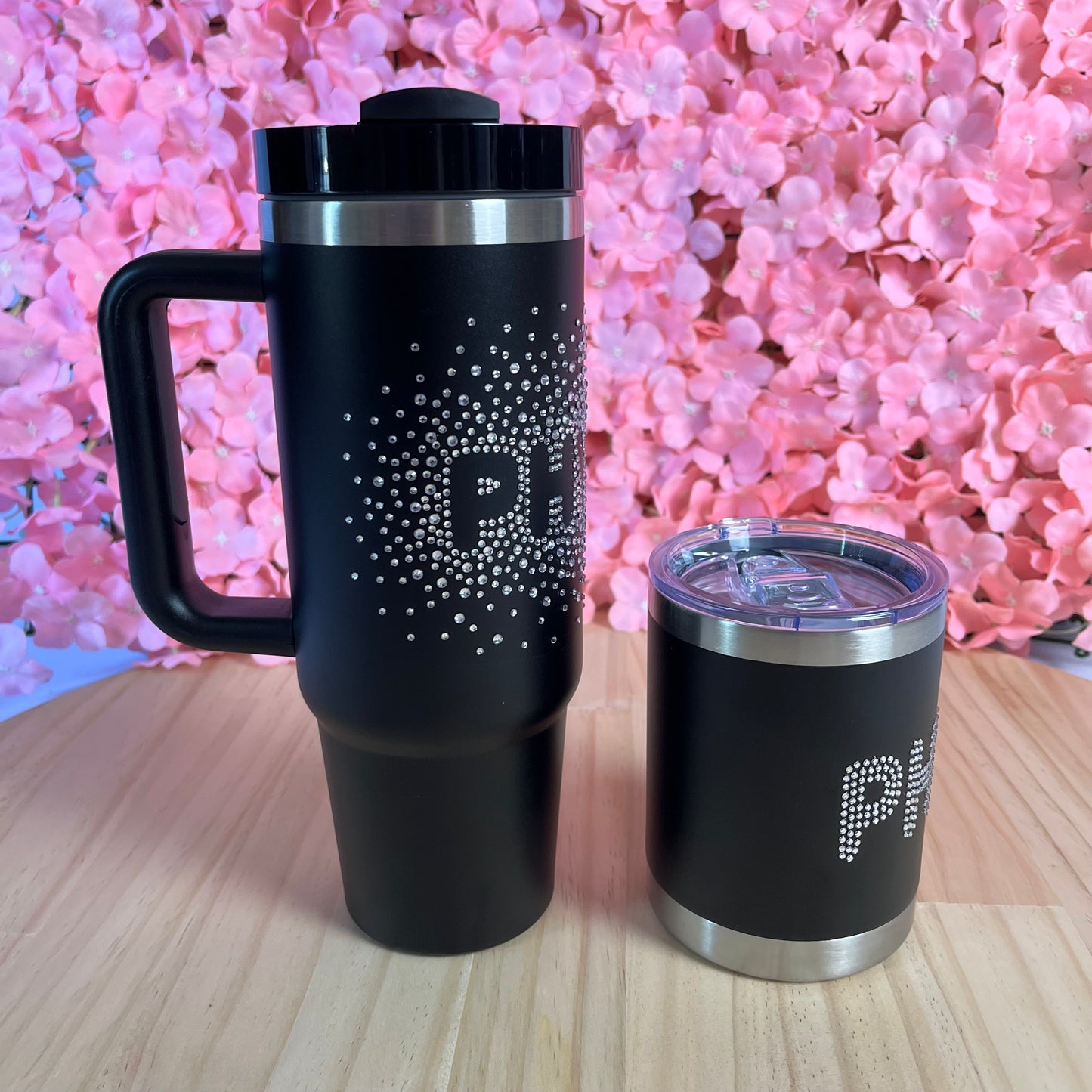 Physie Rhinestone Travel Cup