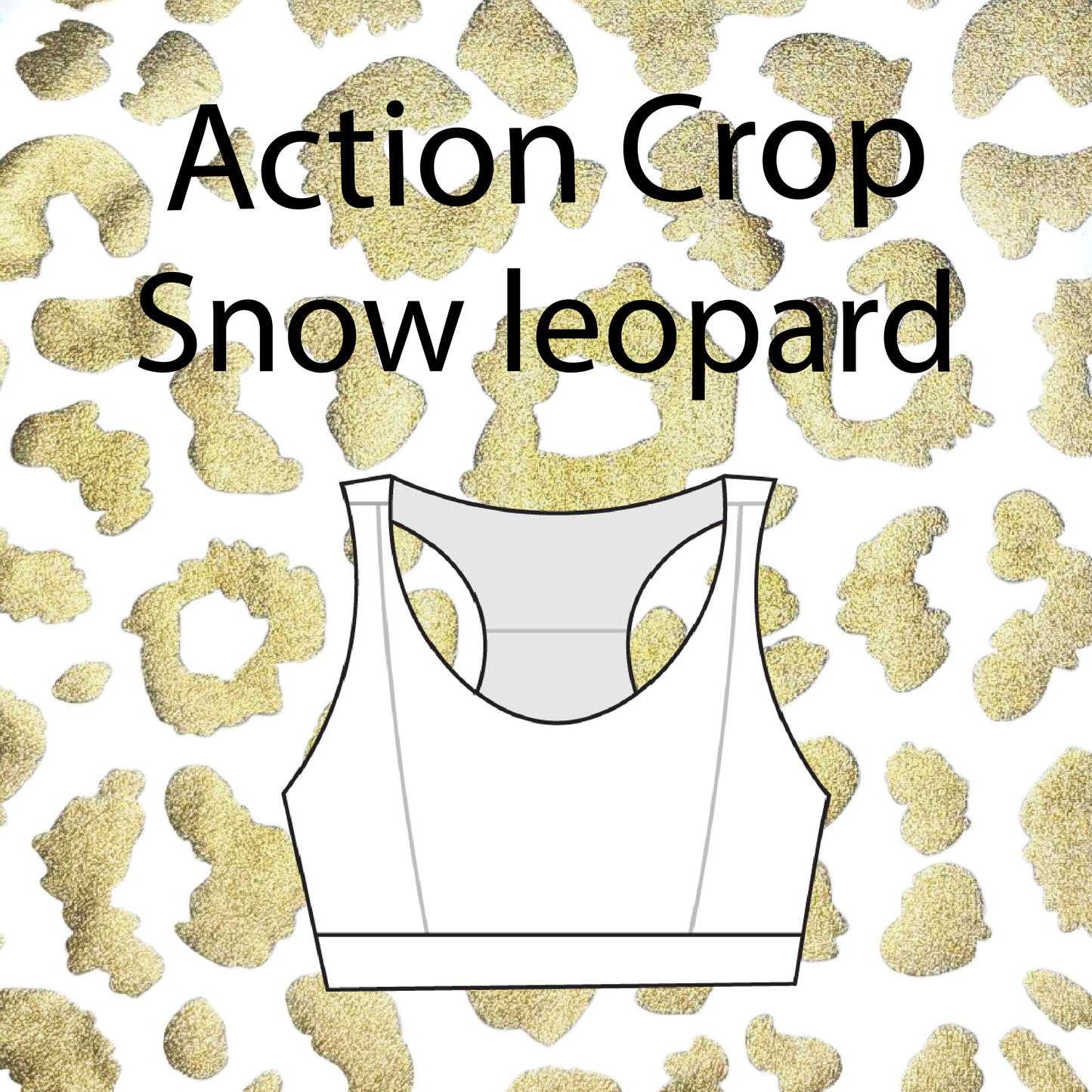 Child Performance Wear Action Crop