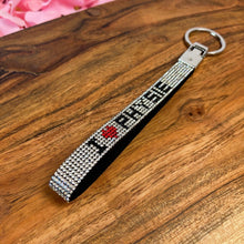 Load image into Gallery viewer, I ♥ PHYSIE Bling Keyring
