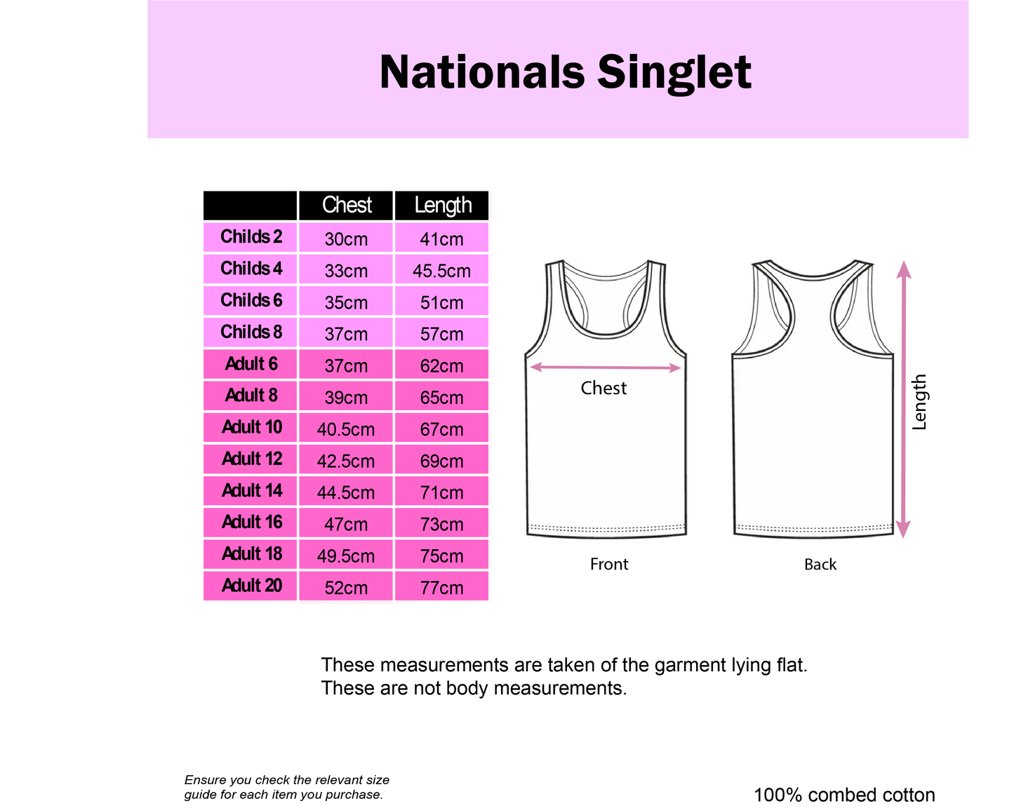 Nationals Singlet Pre Sale