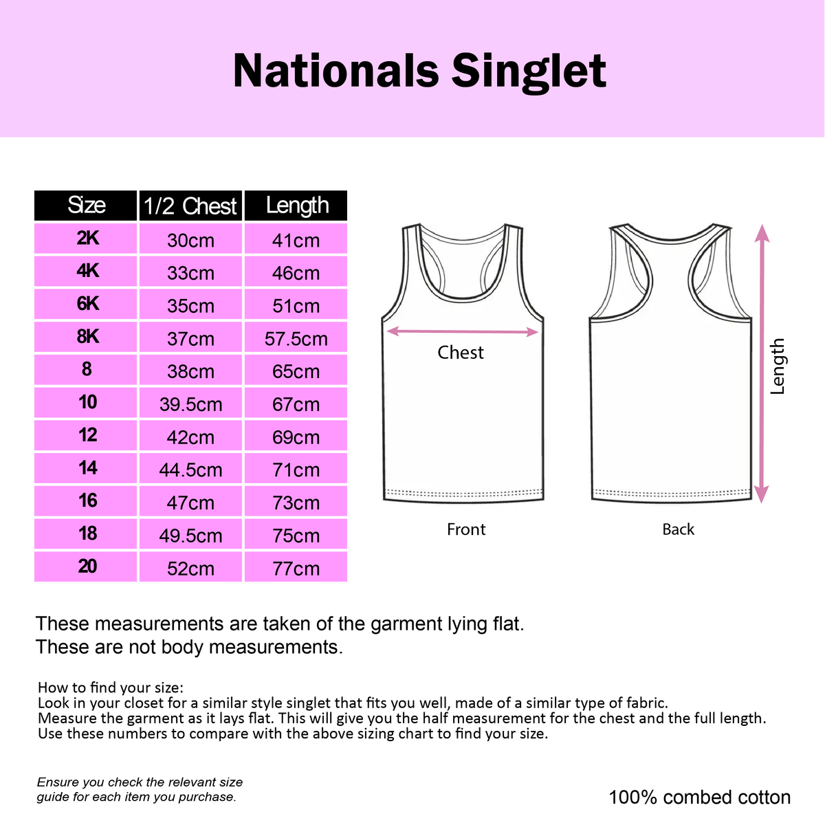 Nationals Singlet 2026 Pre Sale