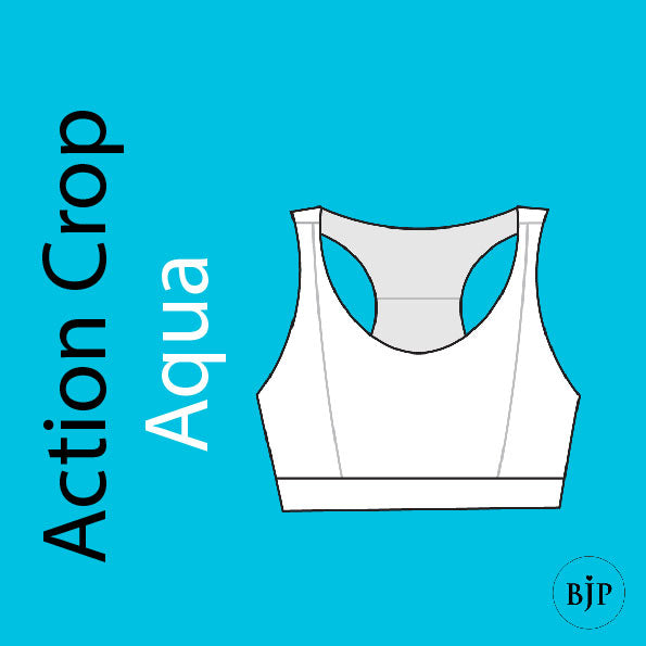 Child Performance Wear Action Crop