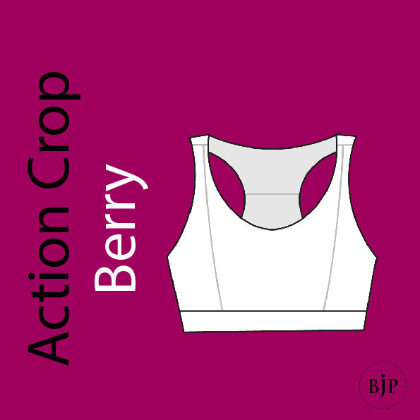 Child Performance Wear Action Crop