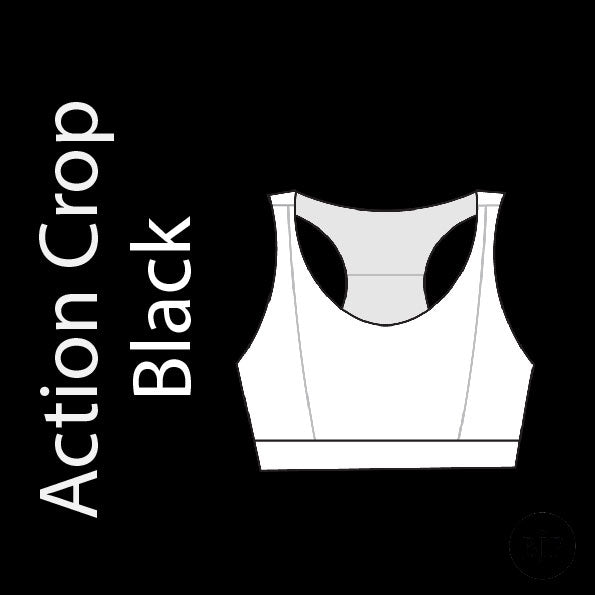 Child Performance Wear Action Crop