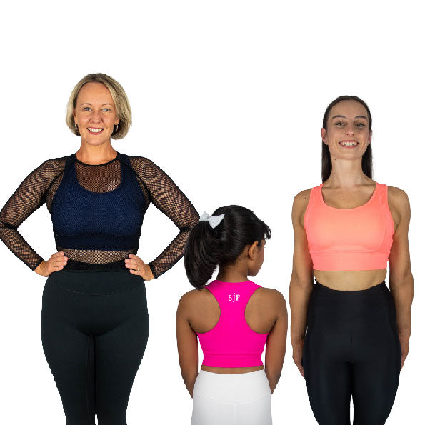 Child Performance Wear Action Crop