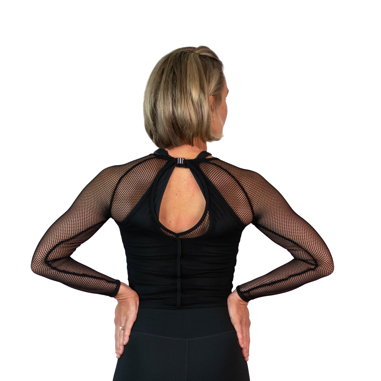 Child Performance Wear Long Sleeve Mesh Top