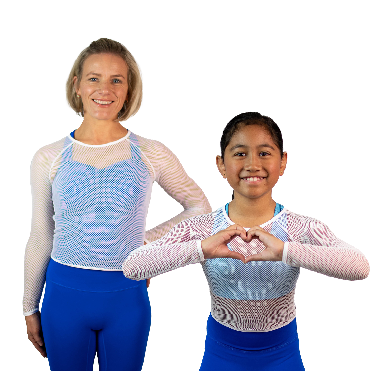 Child Performance Wear Long Sleeve Mesh Top