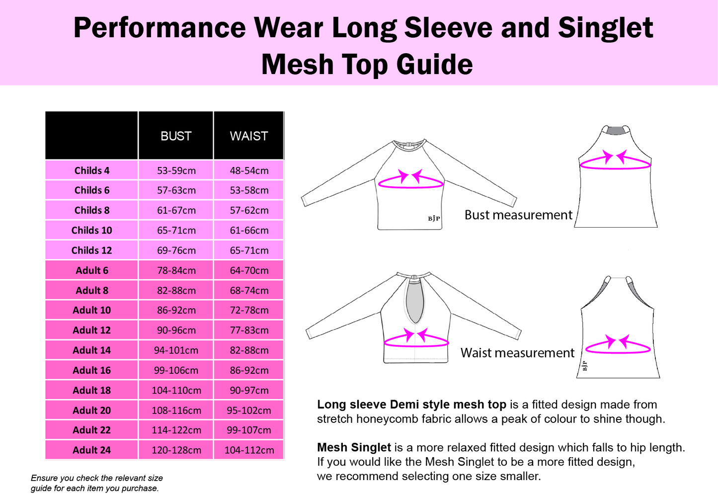 Child Performance Wear Mesh Singlet