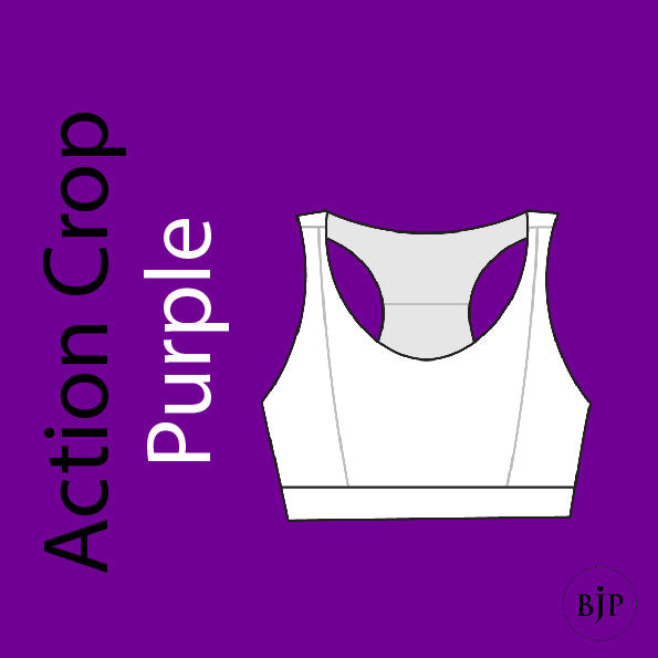 Child Performance Wear Action Crop