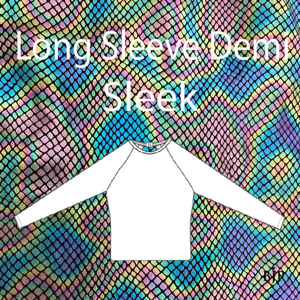 Child Performance Wear Long Sleeve Demi Top