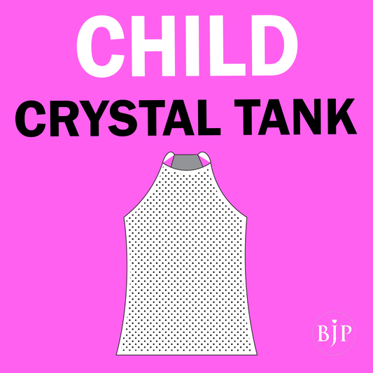 Child Performance Wear Crystal Tank Top