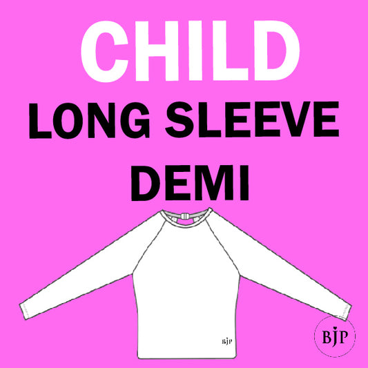 Child Performance Wear Long Sleeve Demi Top
