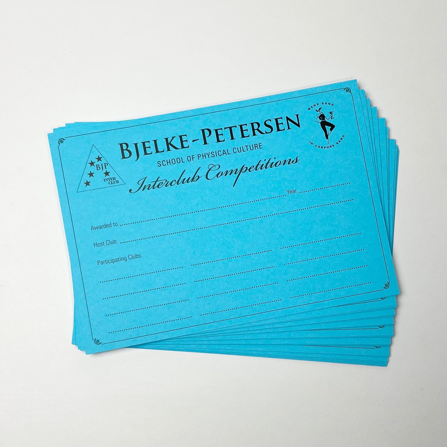 Certificates (pack of 25)