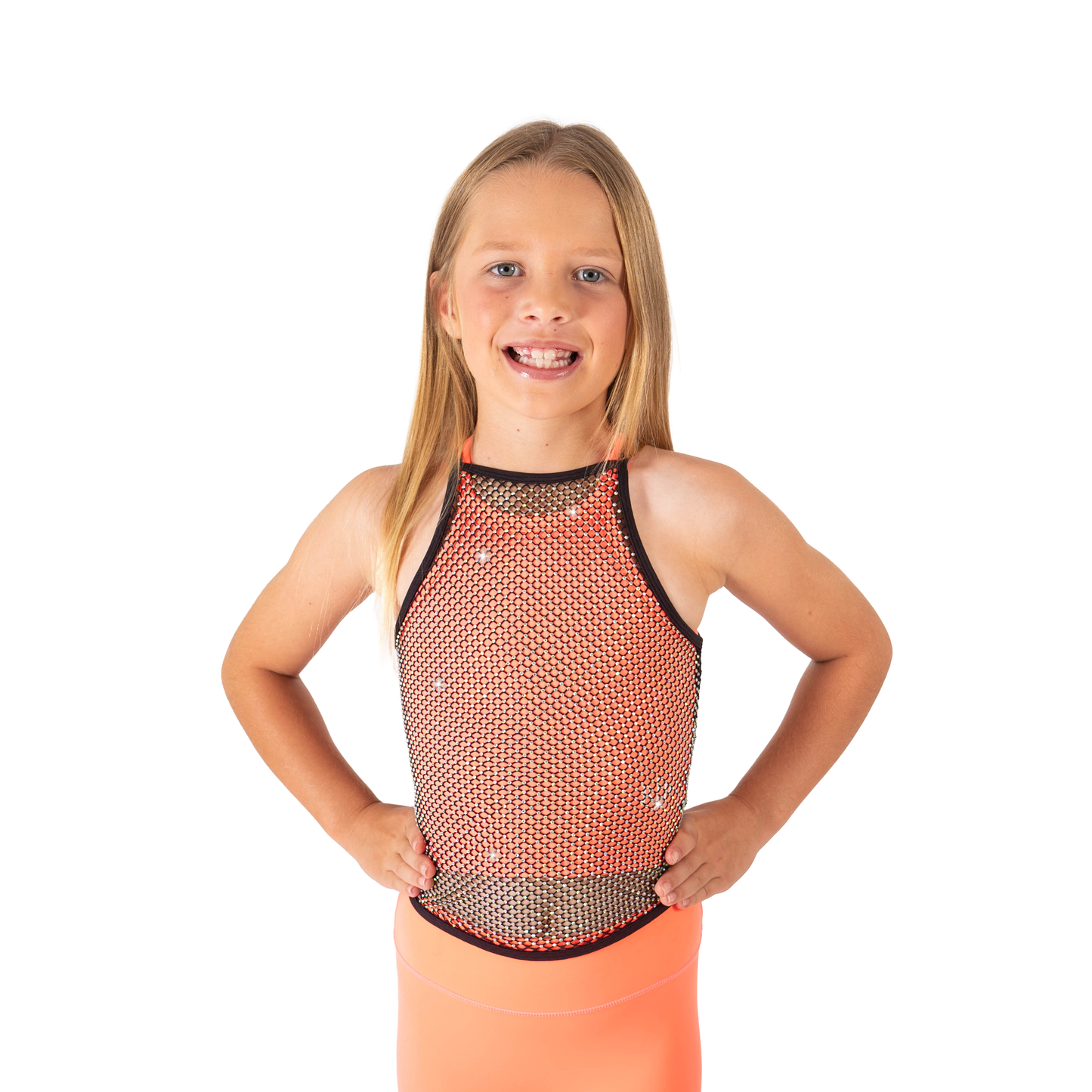 Child Performance Wear Crystal Tank Top