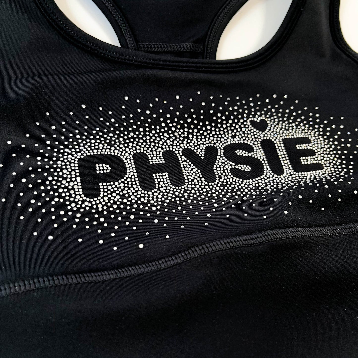 Physie Rhinestone Crop Top