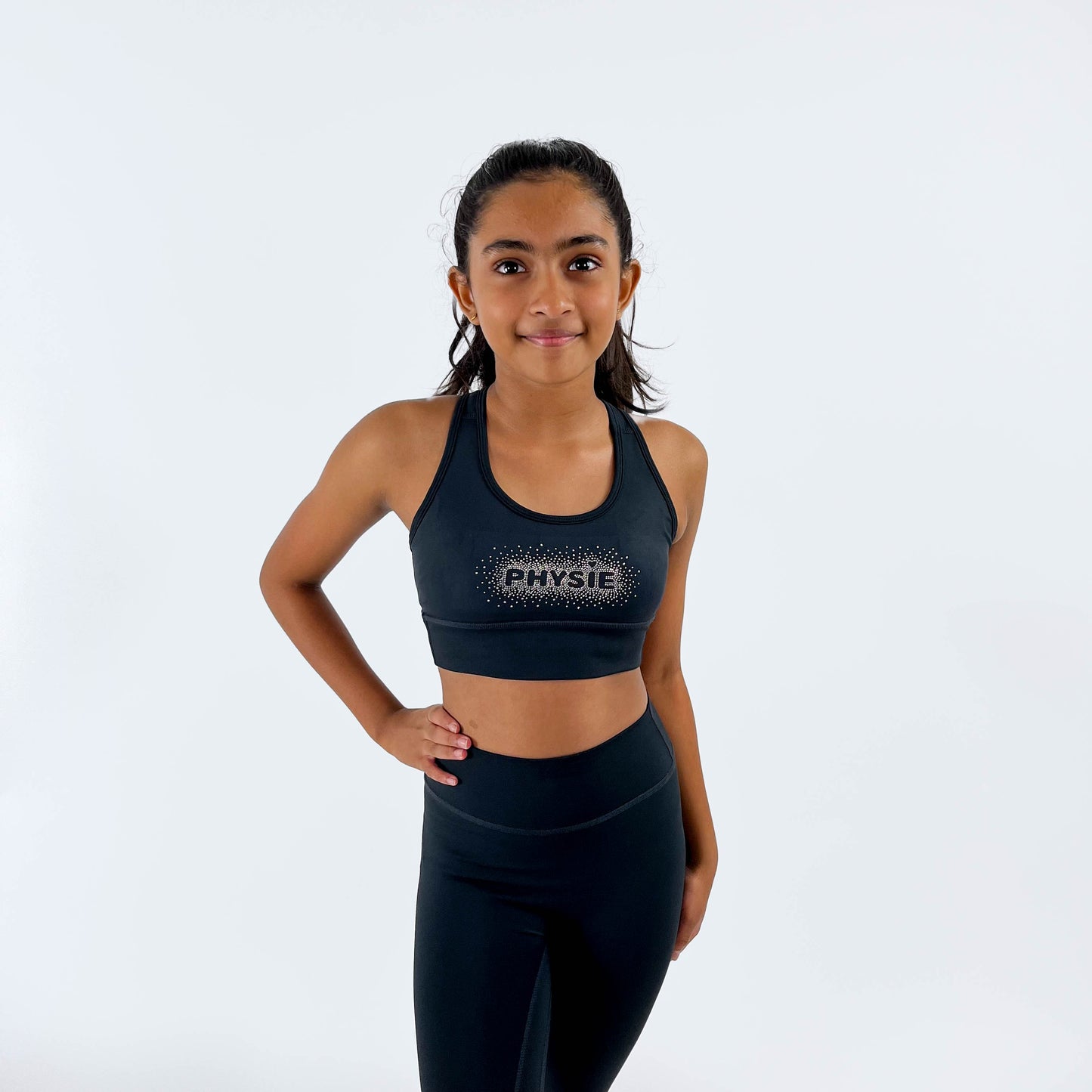 Physie Rhinestone Crop Top