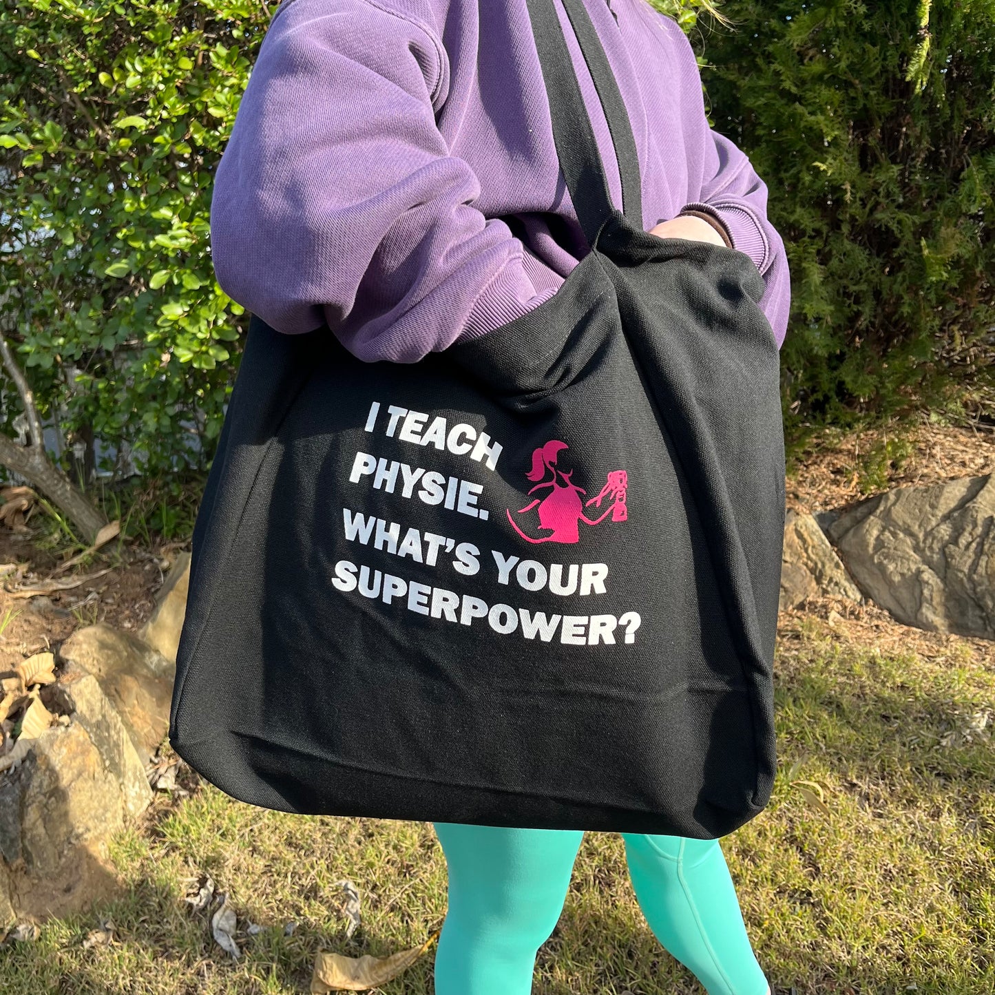 Teacher's large tote bag