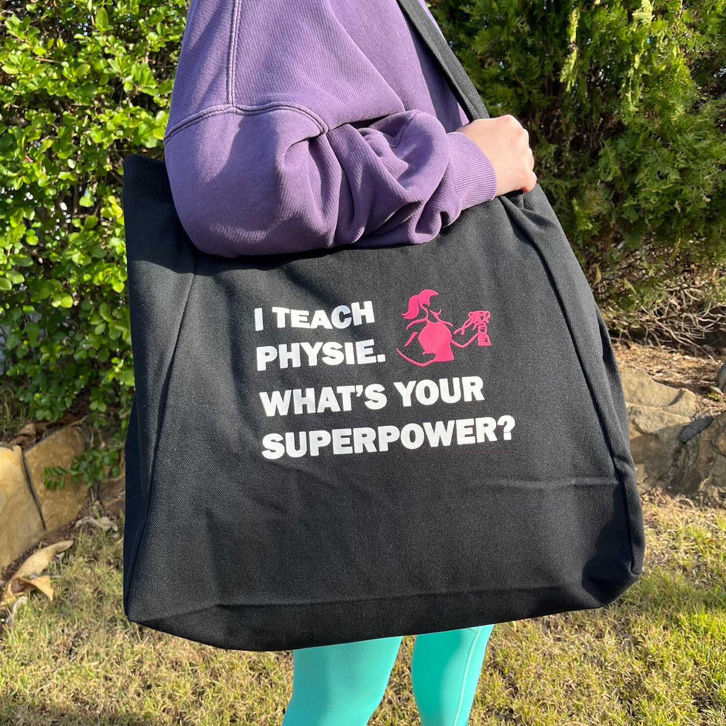 Teacher's large tote bag
