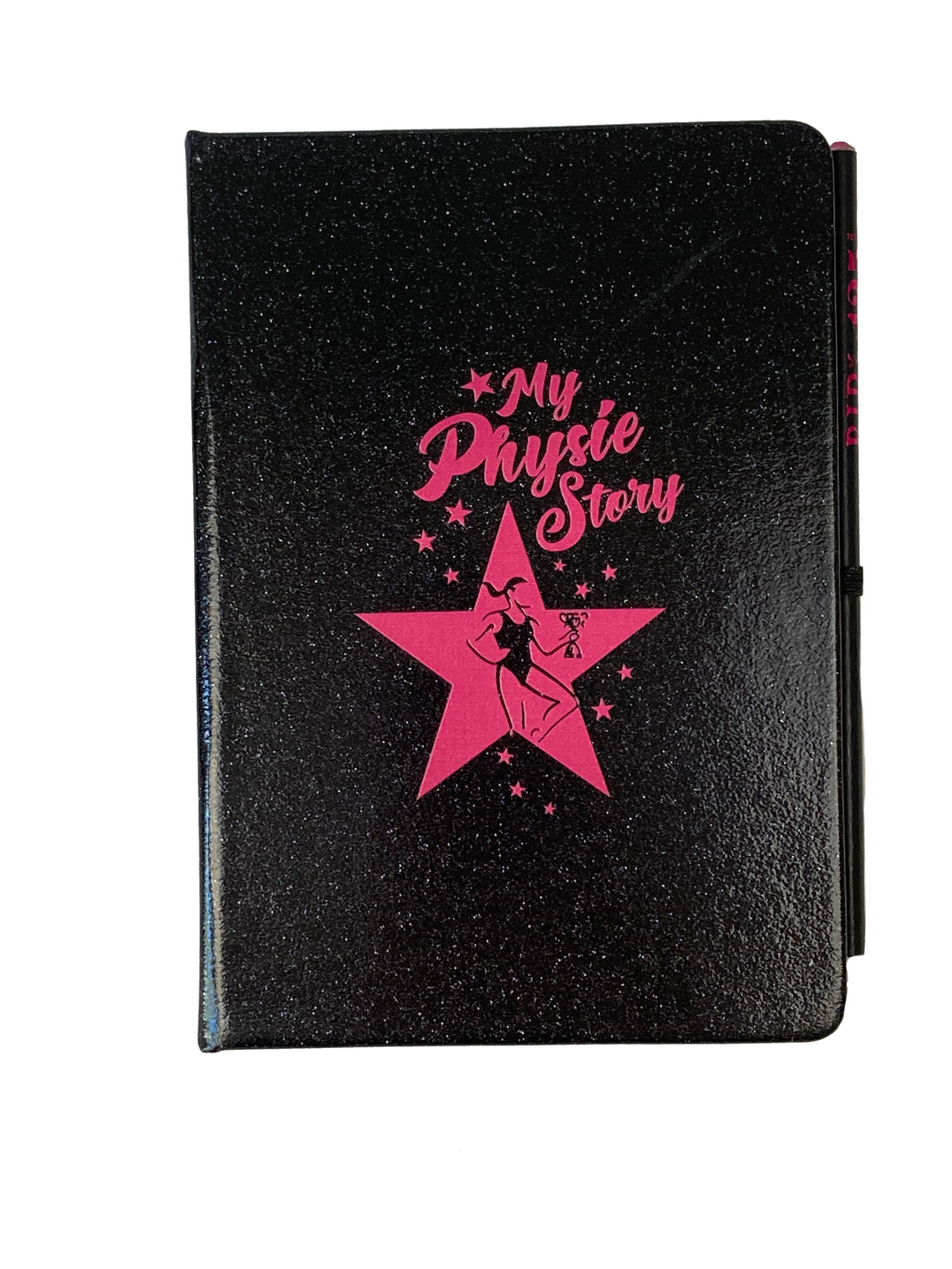 Black Glitter Notebook
