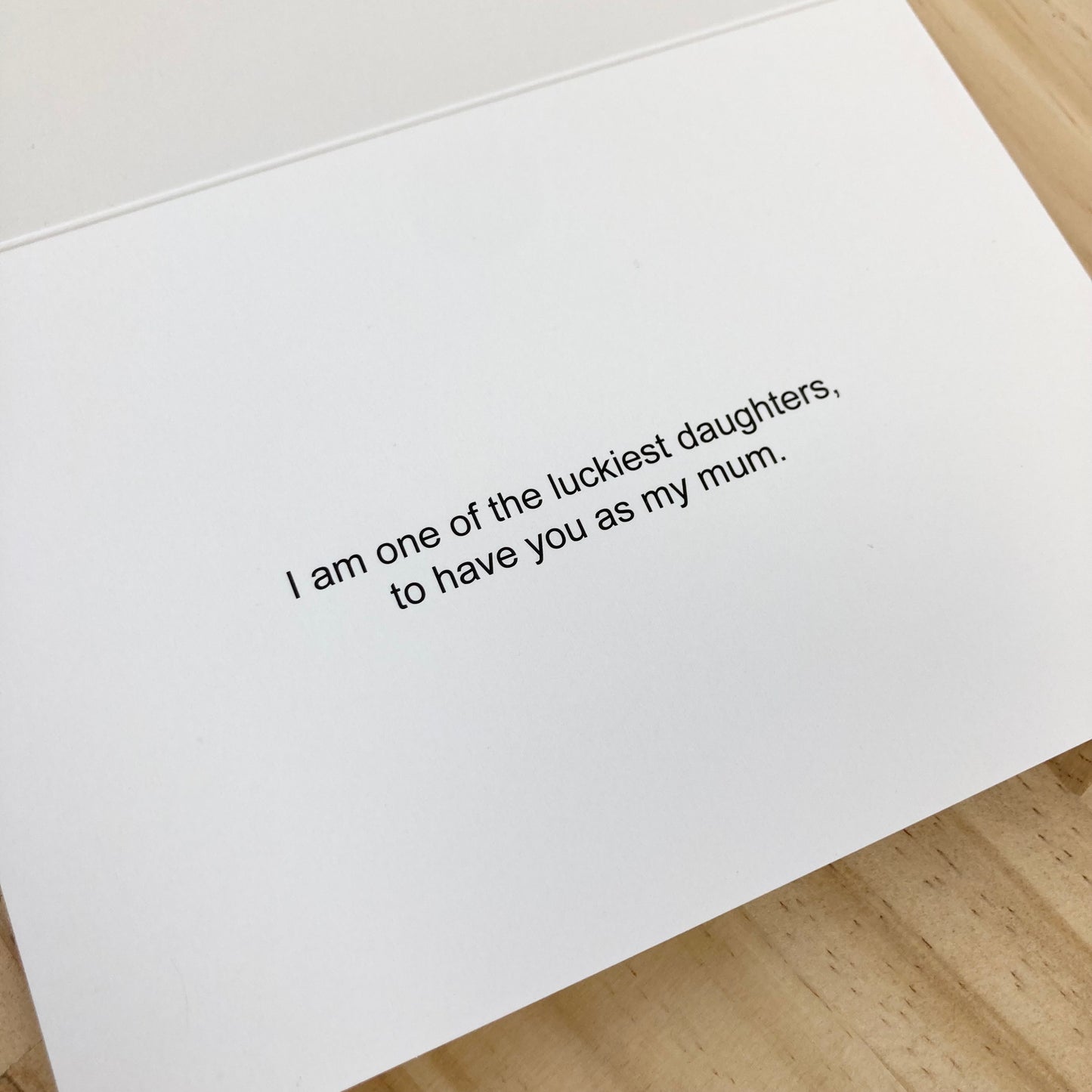 Mum Greeting Card