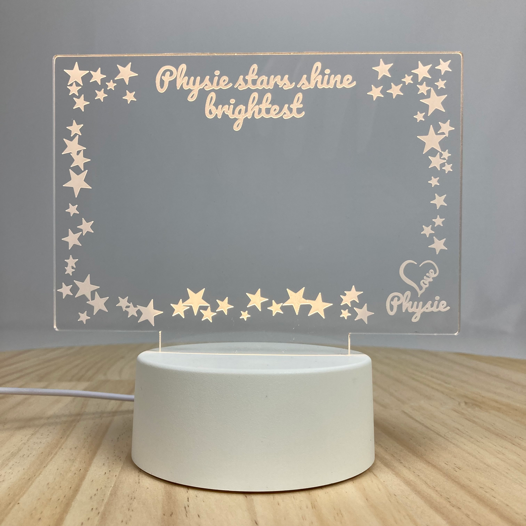 Physie Light-up Message Board