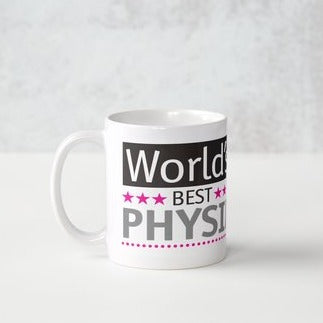 World's Best Physie Mum Mug + Physie Mum Greeting Card