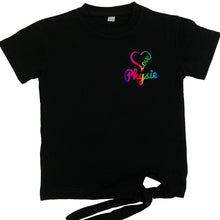 Load image into Gallery viewer, Girls T-shirt with tie-up
